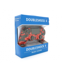 Бездротовий геймпад Voltronic для PS4 Wireless DOUBLE Vibration 4(Red - Haki), 3.7V, 500mAh, Blister