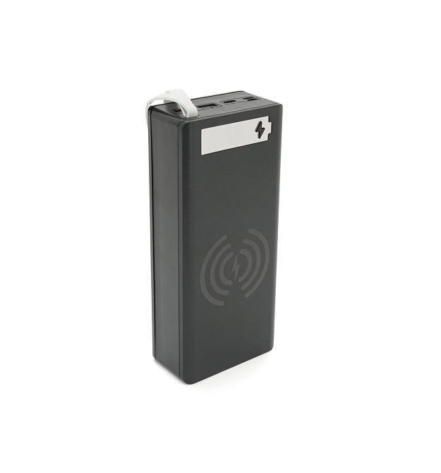 Power bank Voltronic CX16-PD-QI під 16х18650, Wireless charger, Digital display, Output:22.5W, Micro-USB, Type-C, Lightning, ABS