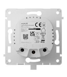 Беспроводной умный сенсорный димерный выключатель света Ajax LightCore (Dimmer) [55] (8EU) ASP white