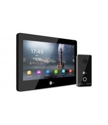 Комплект Neolight ALPHA Hybrid IPWO KIT B/Black: гибридный видеодомофон 8" с Wi-Fi и 2 Мп IP видеопанель с Wi-Fi