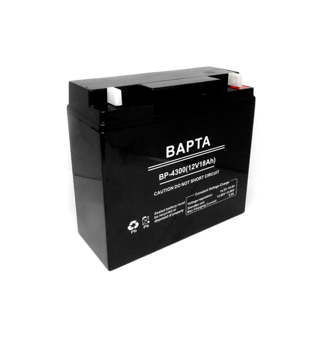 Акумуляторна батарея Варта 12V 18Ah, (181х77х167 мм), 5кг, Black, Q4