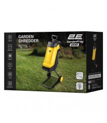 Подрібнювач садовий мережевий 2Е GardenFrag 2400Вт 40мм 40л 10кг ніж