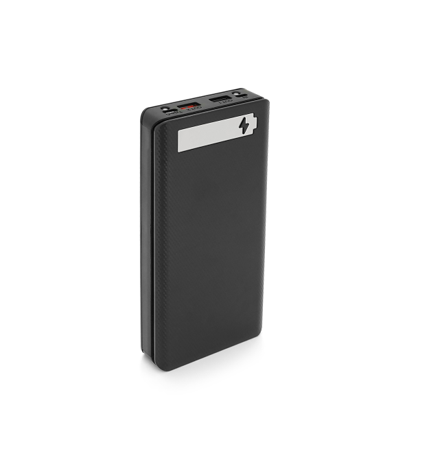 Power bank Voltronic M8-PD під 8х18650, flashlight, Output:5V-3A - 9V-2A - 12V-1.5A, Micro-USB, Type-C, Digital display, ABS, PV