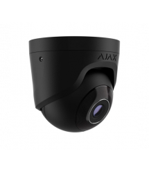 8 Mp дротова охоронна IP-камера Ajax TurretCam (8 Mp - 2.8 mm) Black