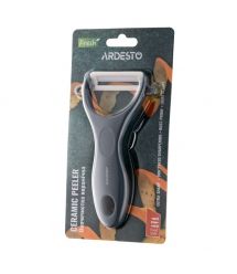 Овощечистка керамическая ARDESTO Fresh AR8340G, керамика, пластик, серый