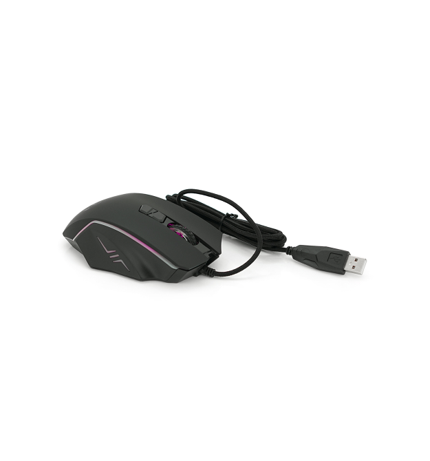 Миша провідна iMICE X4, 8 кнопок, 1200 - 2400 - 4800 - 7200 DPI, Led Lighting, 1,3м, Win7 - 8 - 10 Mac OS, Black, COLOR BOX, Q40