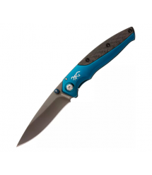 Ніж складний Browning-HC001 Blue, ручка сталь, довжина 220 мм, 250 гр, Box