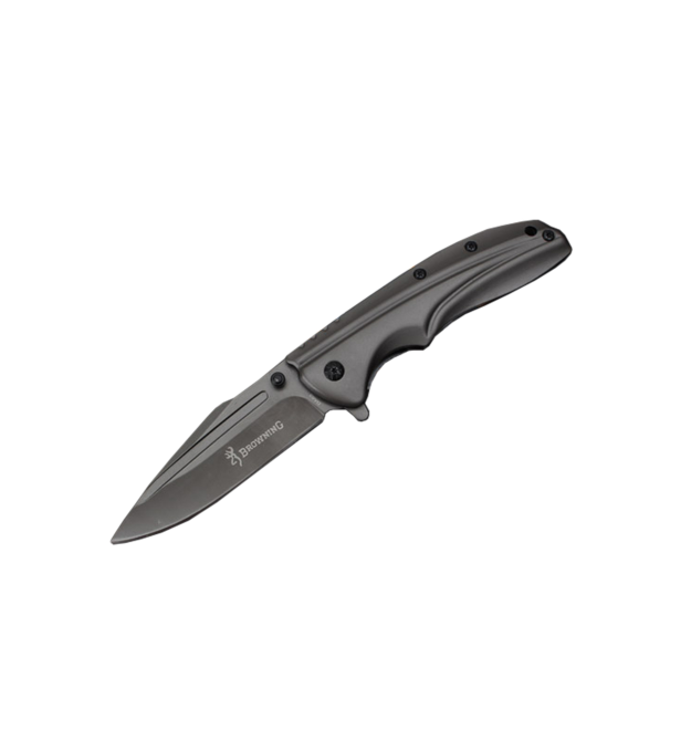 Ніж складний Browning-360, ручка сталь, довжина 223 мм, 253 гр, Black, Box