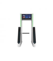 Арочный металлодетектор с функцией измерения температуры и турникетом ZKTeco ZK-MD6000S на 33 зоны детекции