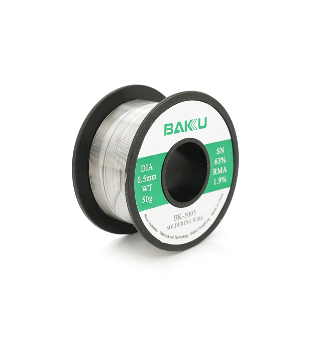 Припій BAKKU BK-5005 0,5mm (Sn 63%, Pb 35.1%, rma1.9%)