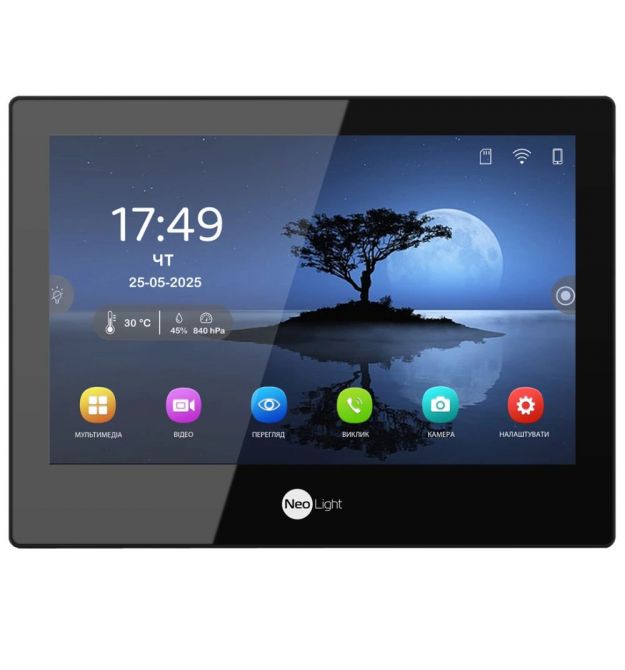 Видеодомофон Neolight ALPHA Hybrid black