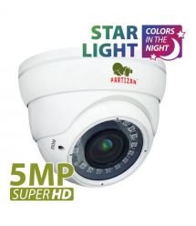 Варифокальна камера 5.0MP AHD CDM-VF37H-IR SuperHD Starlight 2.0