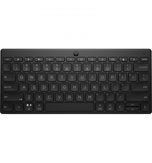 Клавиатура HP 350 Compact Multi-Device BT UKR black