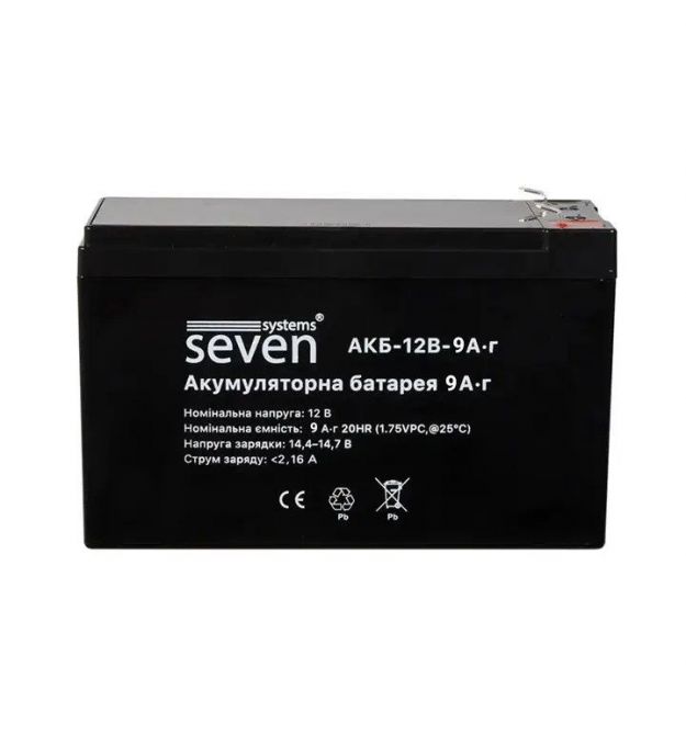 Аккумуляторная батарея SEVEN 12В/9Ач