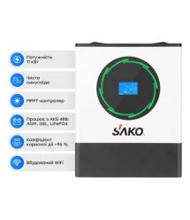 Комплект резервного питания Sako: гибридный инвертор 11kW SUNPOLO-11K +150A MPPT и