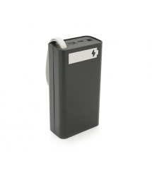 Power bank Voltronic T12-PD під 12х18650, Digital display, Output: 22.5W, Micro-USB, Type-C, Lightning, ABS, PVC, Black, BOX