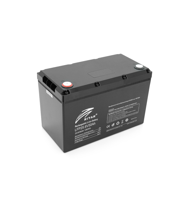 Акумуляторна батарея Ritar LiFePO4 25.6V 50Ah (330 x172 х 214) Q1