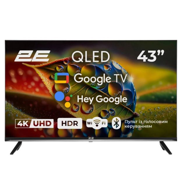 Телевизор 2E 43A77Q QLED Google TV