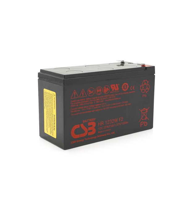 Акумуляторна батарея CSB HR1232WF2, 12V 9Ah (151х65х101мм) Q10 - 420