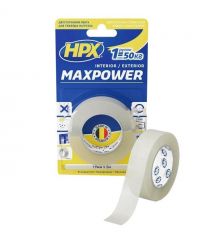 Лента двухсторонняя MAXPOWER HT1905 19мм х 5м