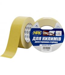 Лента двухсторонняя для фиксации ковров HPX CT5025 CARPET TAPE 50мм х 25м