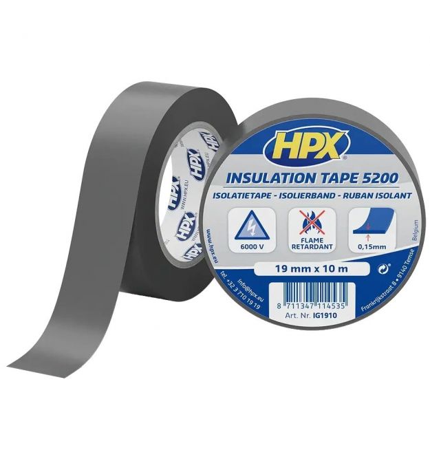 Лента ПВХ изоляционная HPX IG1910 HPX5200 19мм х 10м