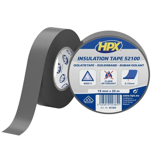 Лента ПВХ изоляционная HPX IG1920 HPX52100 19мм х 20м