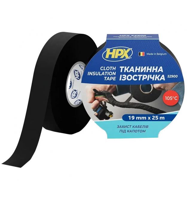 Лента тканевая изоляционная HPX LI1925 19мм х 25м