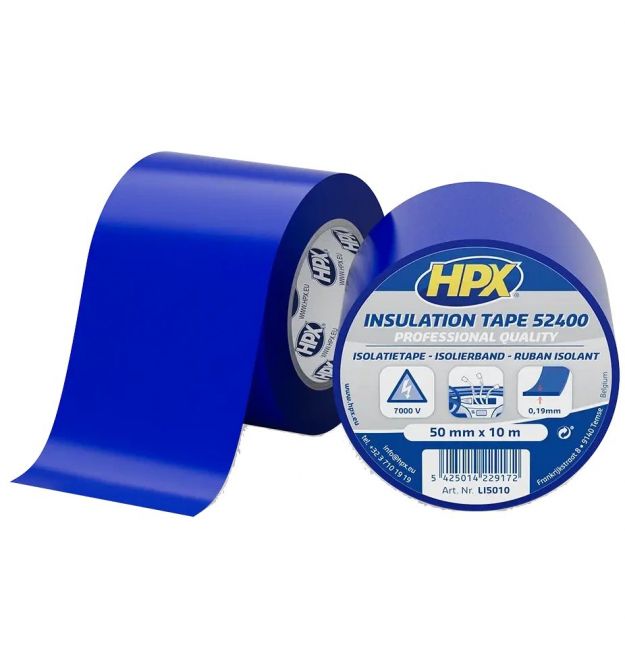 Лента ПВХ изоляционная HPX LI5010 52400 50мм x 10м