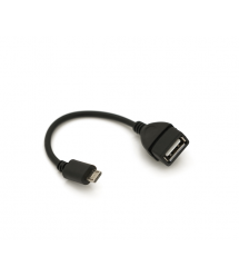 Кабель USB 2.0 AF - Micro-B OTG, 0.1m, Box