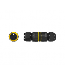 Кабельний з&aposєднувач EW-M16-2P, під кабель 3,5-7 мм, 2P, 17.5A, 450V, Black