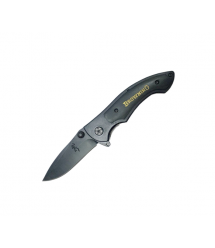 Ніж складний Browning 331 Black Titanium, алюміній + дерево, довжина 202 мм, 200 гр, Black