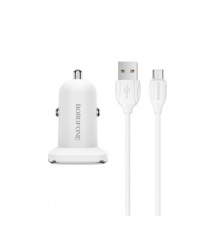 Набір BOROFONE BZ12A АЗУ 1xUSB+ кабель micro, 1м, White, Box