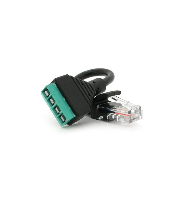 Роз&aposєм для підключення RJ-45(M) (4 контакти) з клемами під кабель Q100