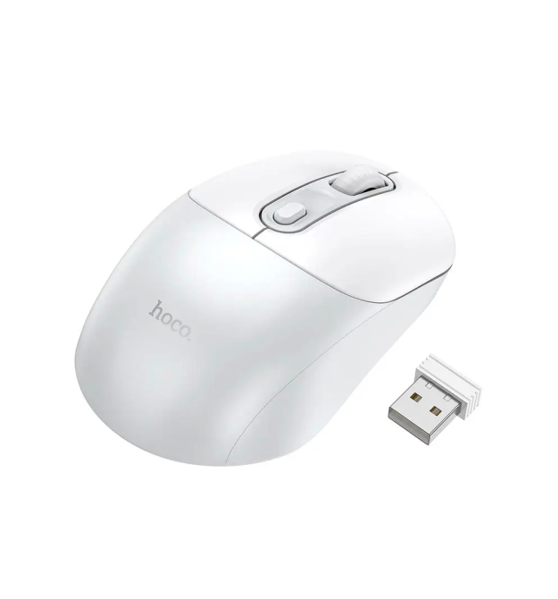 Миша бездротова HOCO GM28, 1600DPI, 2.4GHZ, White, Blister
