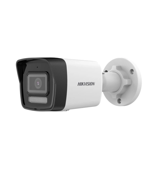 2МП Smart Hybrid Light циліндрична камера Hikvision з мікрофоном DS-2CD1023G2-LIUF (2.8мм)