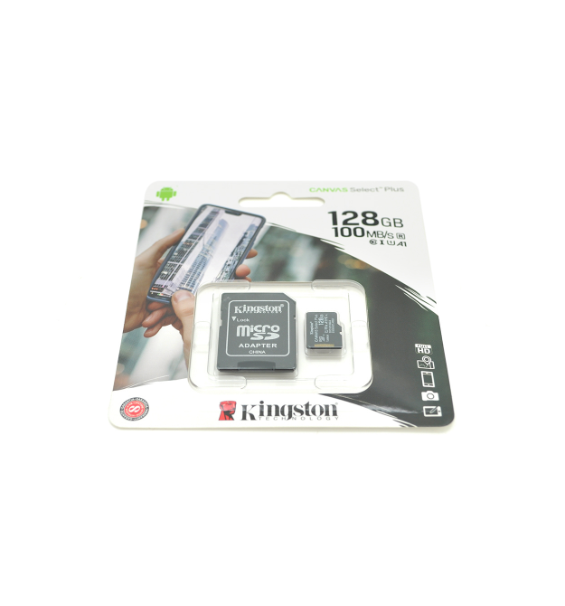 Карта пам&aposяті Kingston Canvas microSDHC Class 10 UHS-I, 128GB