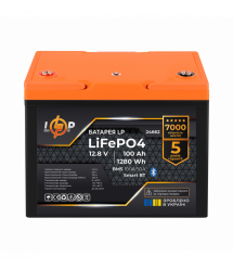 Комплект резервного живлення LogicPower B1500 Black + літієва (LiFePO4) батарея 1280Wh