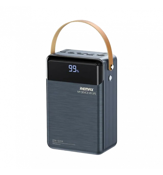 Зовнішній акумулятор Remax Lesu II PD 20W + QC 22.5W 80000mAh Сірий (RPP-566)