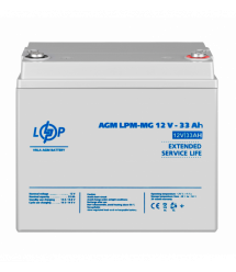 Акумулятор мультигелевий LPM-MG 12V - 33 Ah + справа