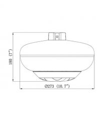 IP-видеокамера панорамная мультисенсорная 2MP*8 TVT TD-6528M3 (D-PE-AR2) f-3.3mm