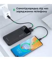 Повербанк 10000mAh Choetech B728 Black 22.5W QC3.0 PD3.0