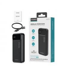 Повербанк 20000mAh Choetech B729 Black 22.5W QC3.0 PD3.0