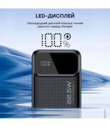 Повербанк 20000mAh Choetech B729 Black 22.5W QC3.0 PD3.0