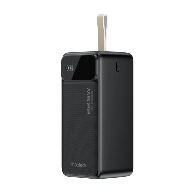 Повербанк 50000mAh Choetech B732 Black 22.5W QC3.0 PD3.0