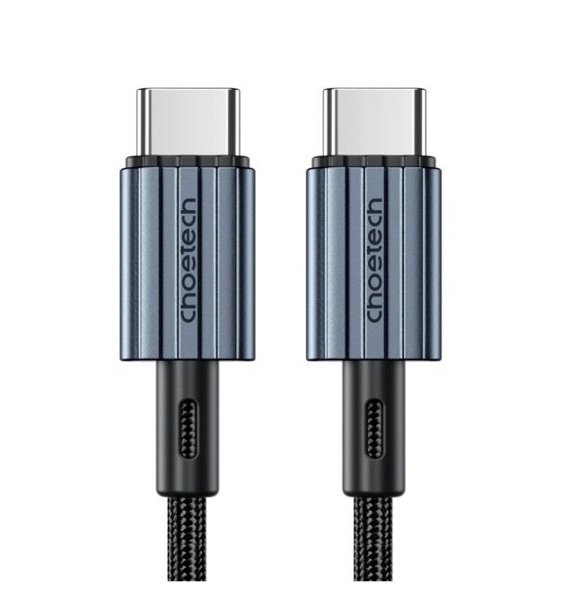 Кабель Choetech ХСС-1014 Black USB-C to USB-C PD60W 1.2m