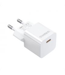 Мережевий зарядний пристрій Choetech PD5010 PD20W GAN USB-C White