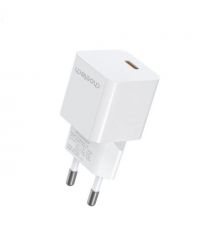 Мережевий зарядний пристрій Choetech PD5010 PD20W GAN USB-C White