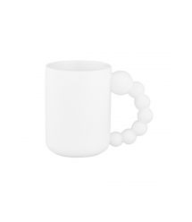 Чашка Ardesto Bubbles, 500мл, фарфор, белый