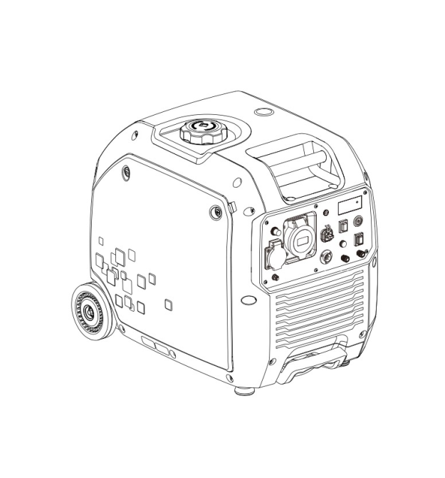 Генератор інверторний БЕНЗИНОВИЙ Matari М5500I (5 kW), однофазний, 220V, 50Hz, об&aposєм бака 13,5л, електростартер
